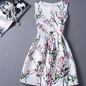 Summer Flare Mini Dress (M or L)